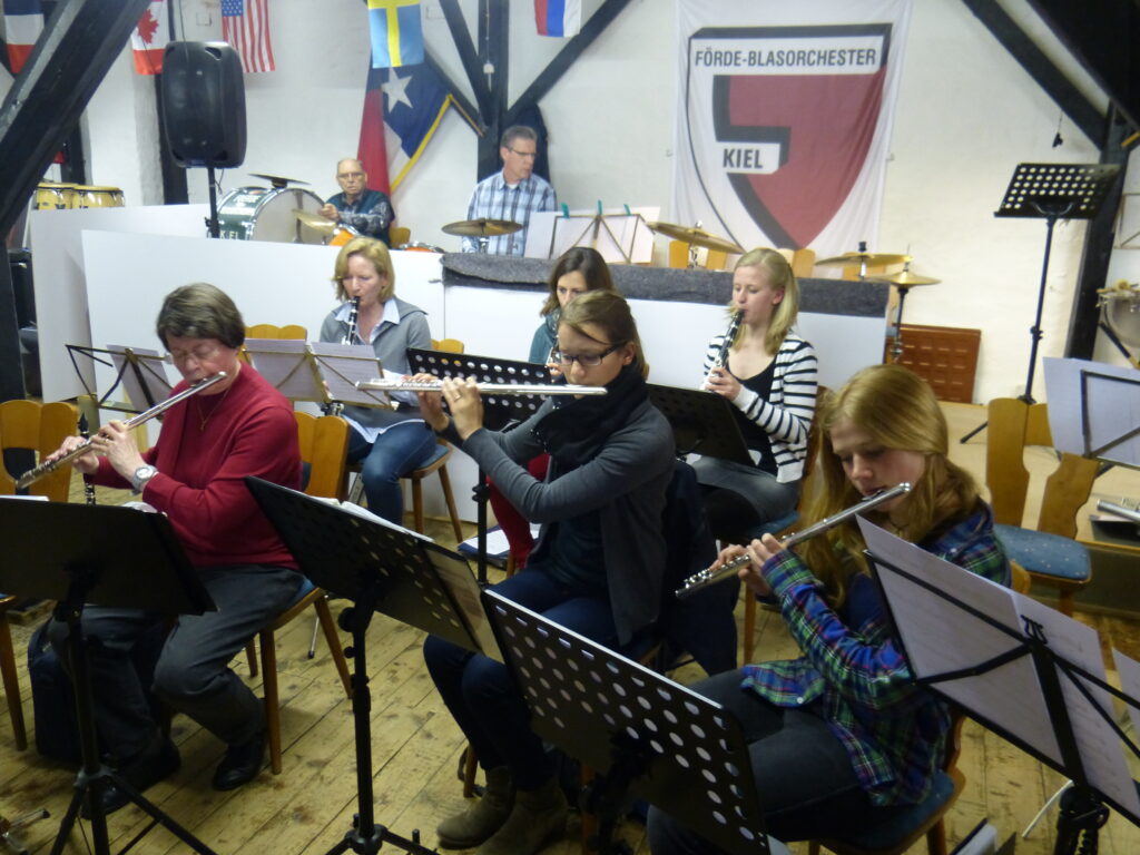 Holzregister in der Probe